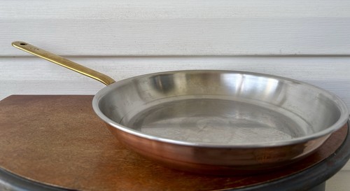 Vtg spring copper skillet - vtg,